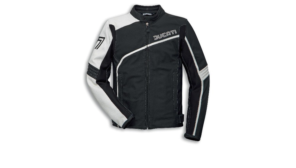 ducati black rider leather jacket